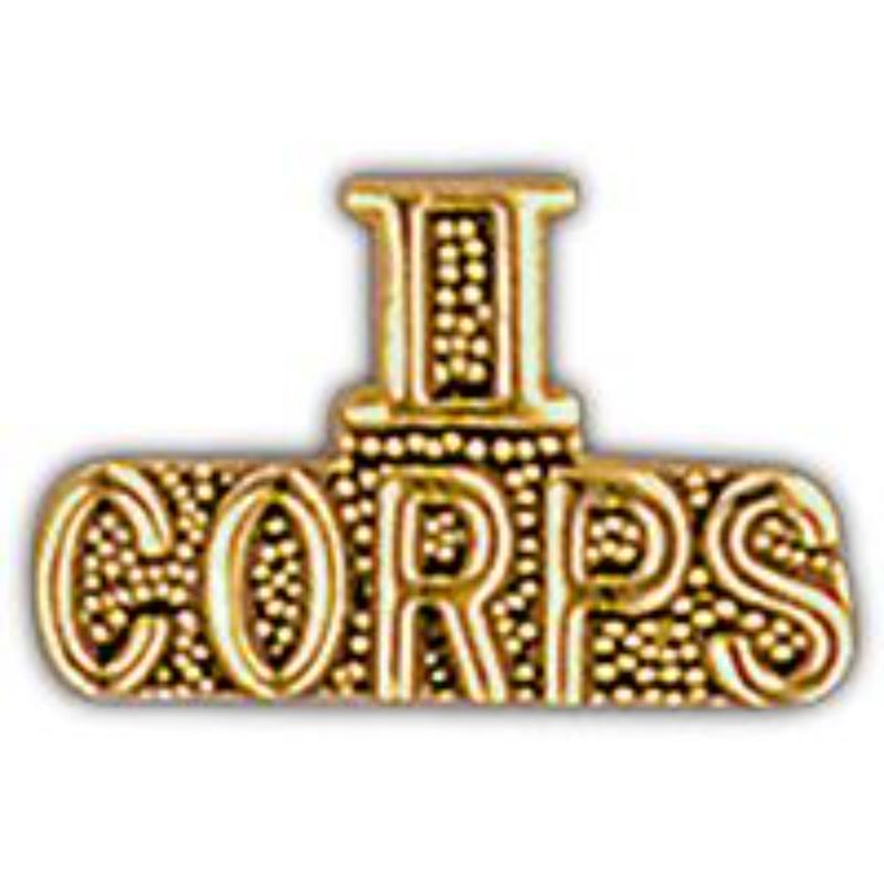 P15071 Pin - Vietnam, Script II Corps - 1 in.