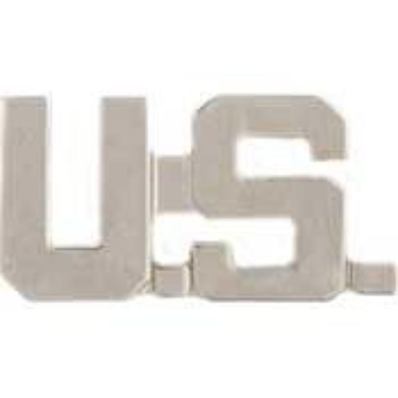 P15357 Pin - U.S.Letters - Silver - 0.81 in.