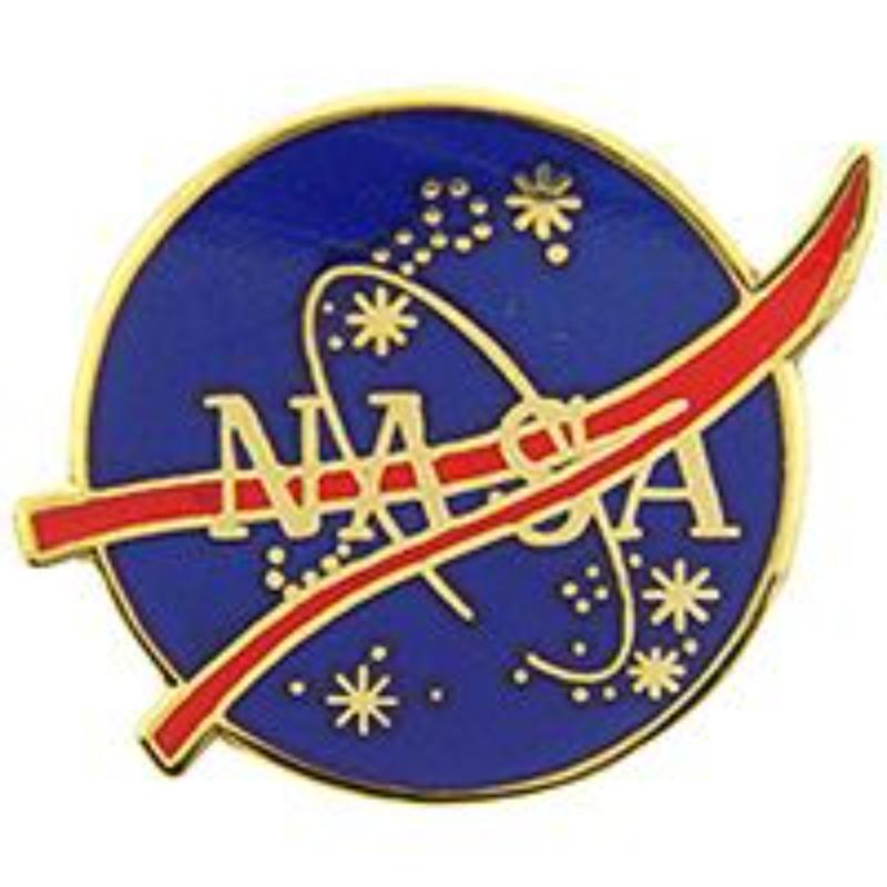 P15455 Pin - Space, Nasa Logo, Sheild - 1.625 in.