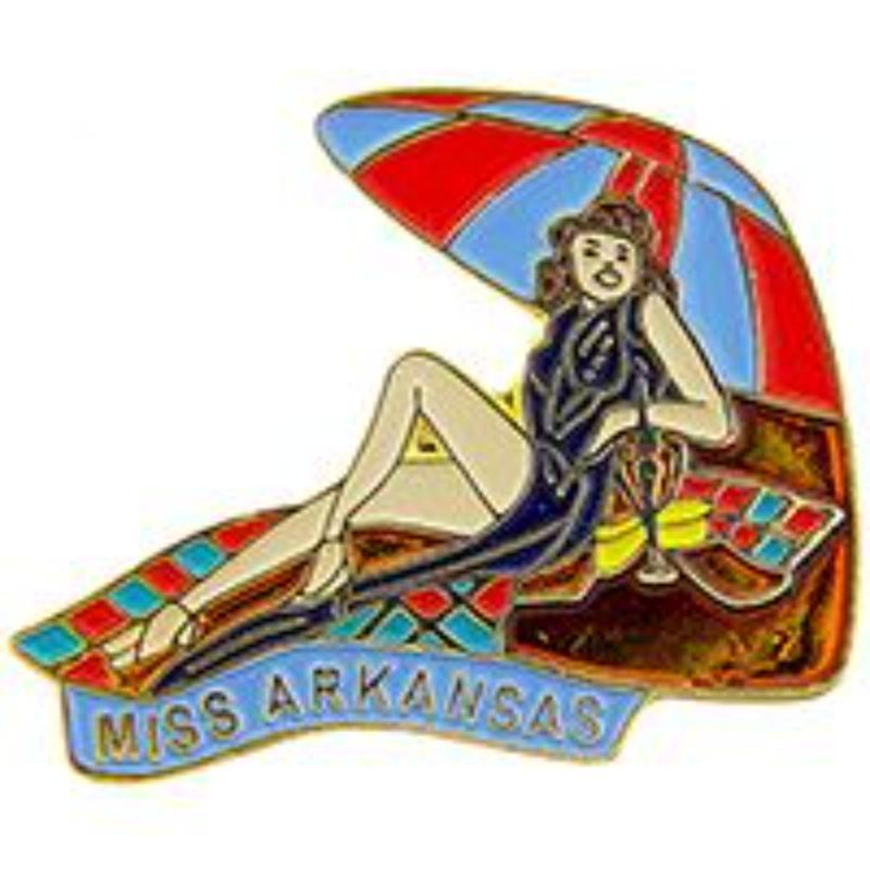 P15463 Pin - Nose, Miss Arkansas - 1 in.