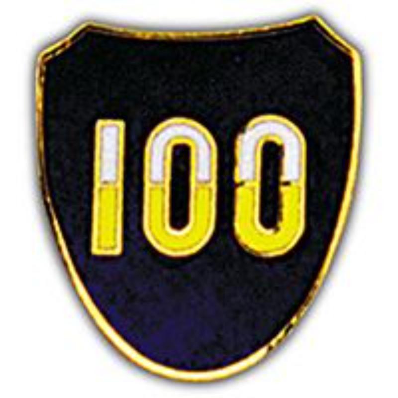 P15483 Pin - Army, 100th Infantry Division - 1 in.