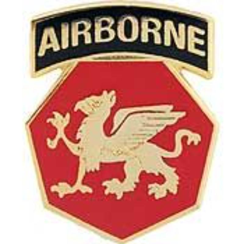 P15502 Pin - Army, 18th Airborne Division - 1 in.