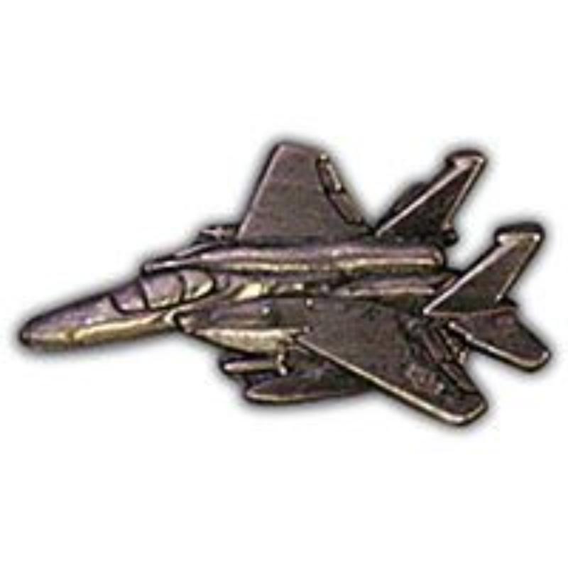 F-15 Eagle Pin - Pewter - 1.25 in. - Military Symbol