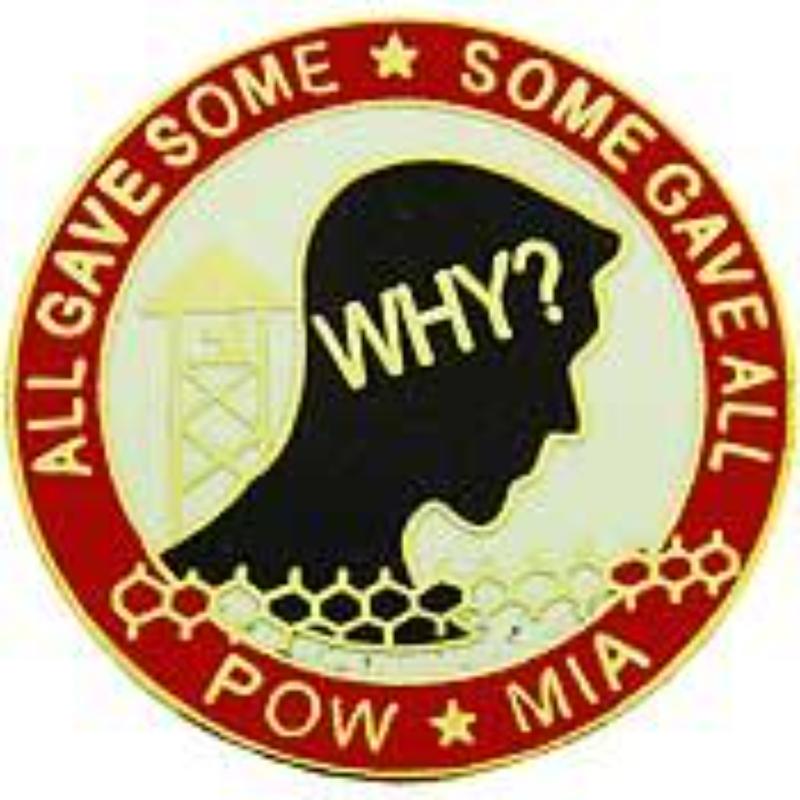 P15720 Pin - Pow Mia, Why - 1 in.