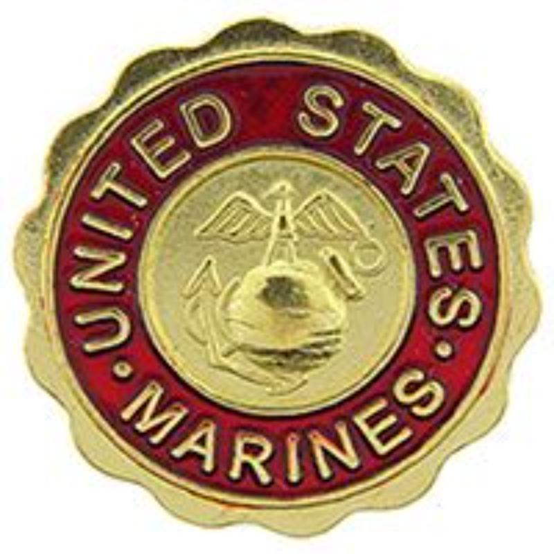 P15742 Pin - USMC Logo, Marines - 0.75 in.