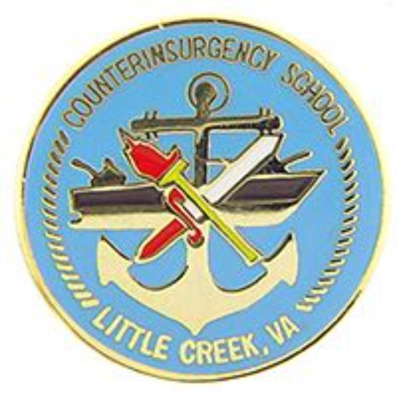 P15752 Pin - USN, School, Counter - Insurgence - 0.88 in.