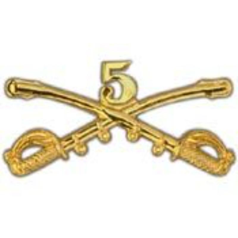 P16144 decal - Army, Cavalry Swords, 5th - 2.25 in.