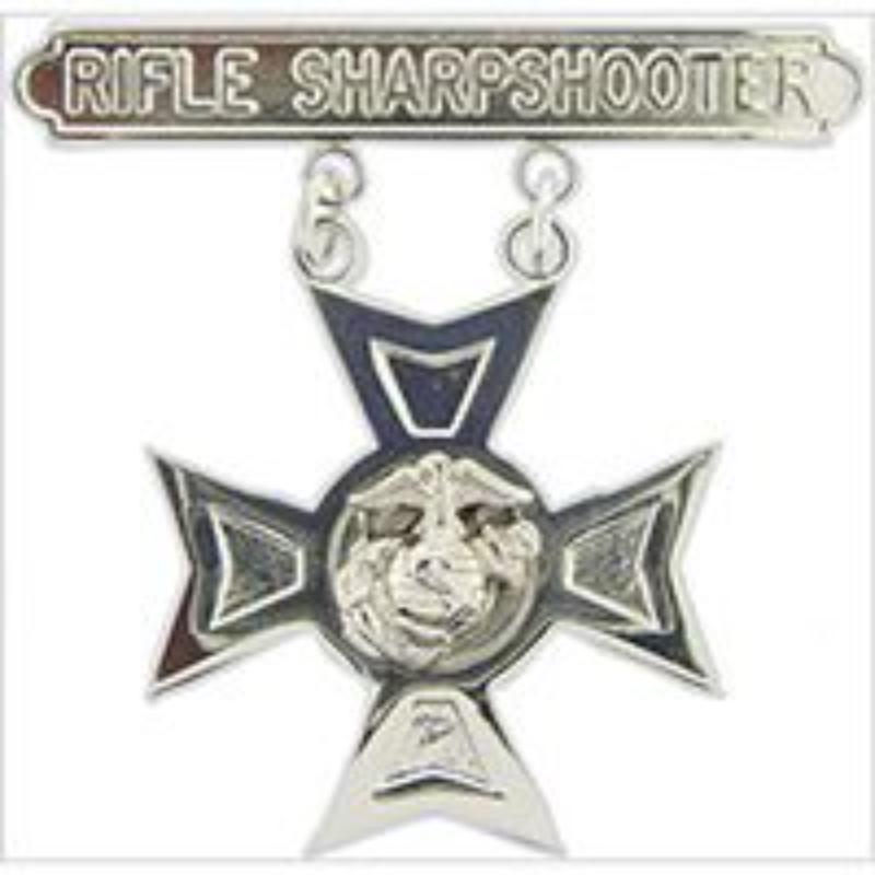 P16368 decal - USMC, Rifle, Sharpshooter - 1.88 in.