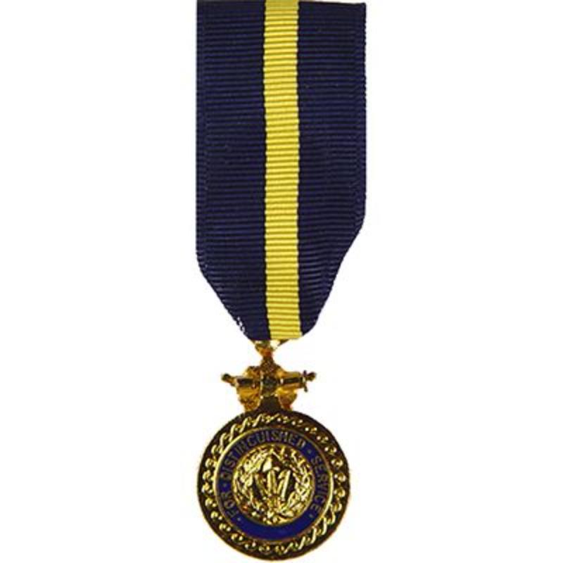 M2009 Mini Medal - USN & USMC, Distinguished Service - 2.25 in.