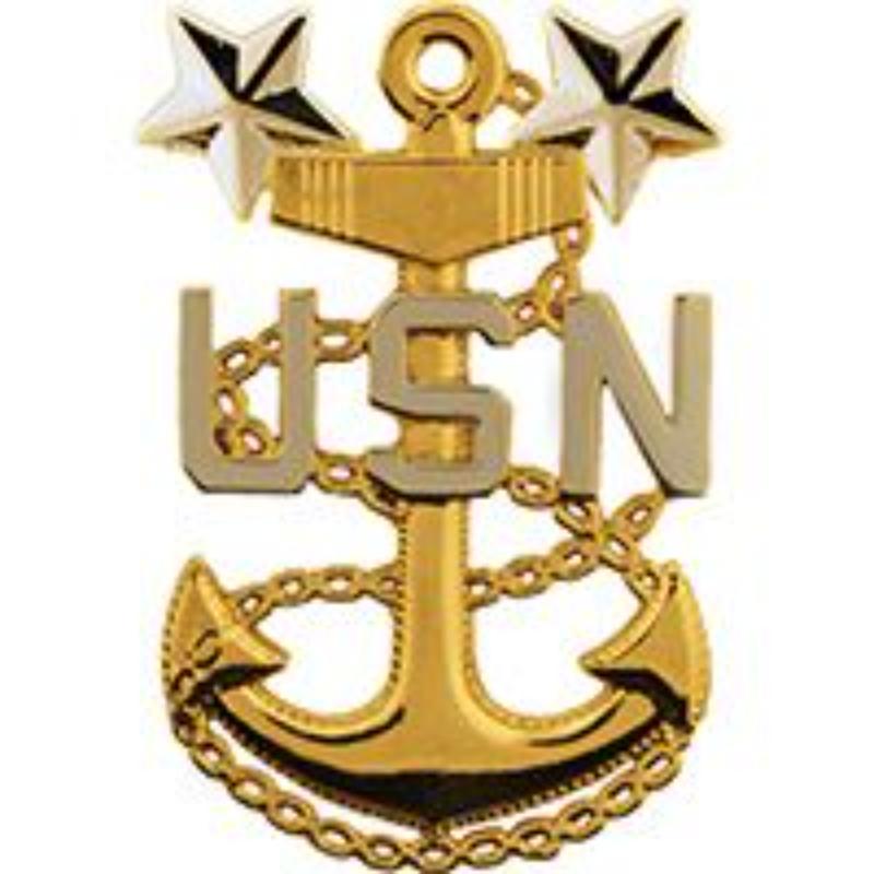 P40155 decal - USN, Chief Petty Officer Master - 1.5 in.