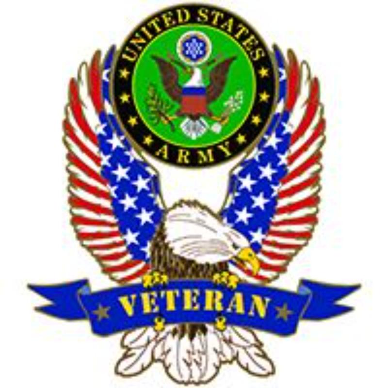P40210 Pin - Army, Veteran Eagle - 1.63 in.