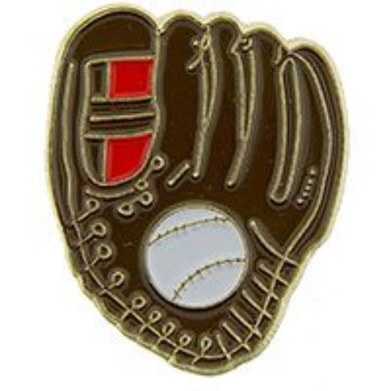 P61213 Pin - Baseball, Glove - 1 in.