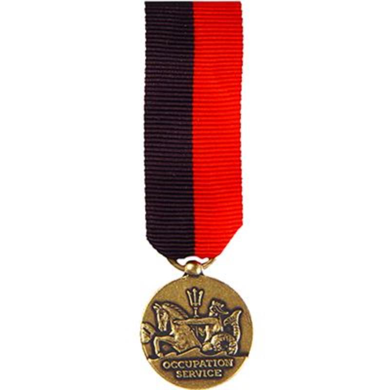 M2055 Mini Medal - USN, Occupation Service, World War II - 2.25 in.