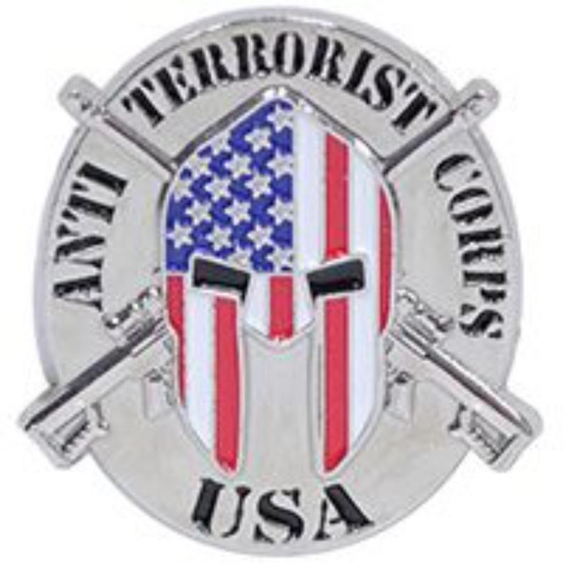 P62597 Pin - Anti Terrorist Corps - 1.181 in.