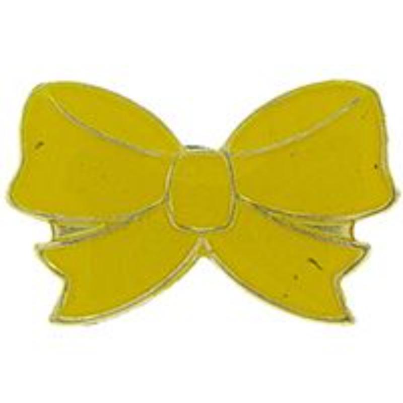 P62843 Pin - Yellow Ribbon - 1 in.