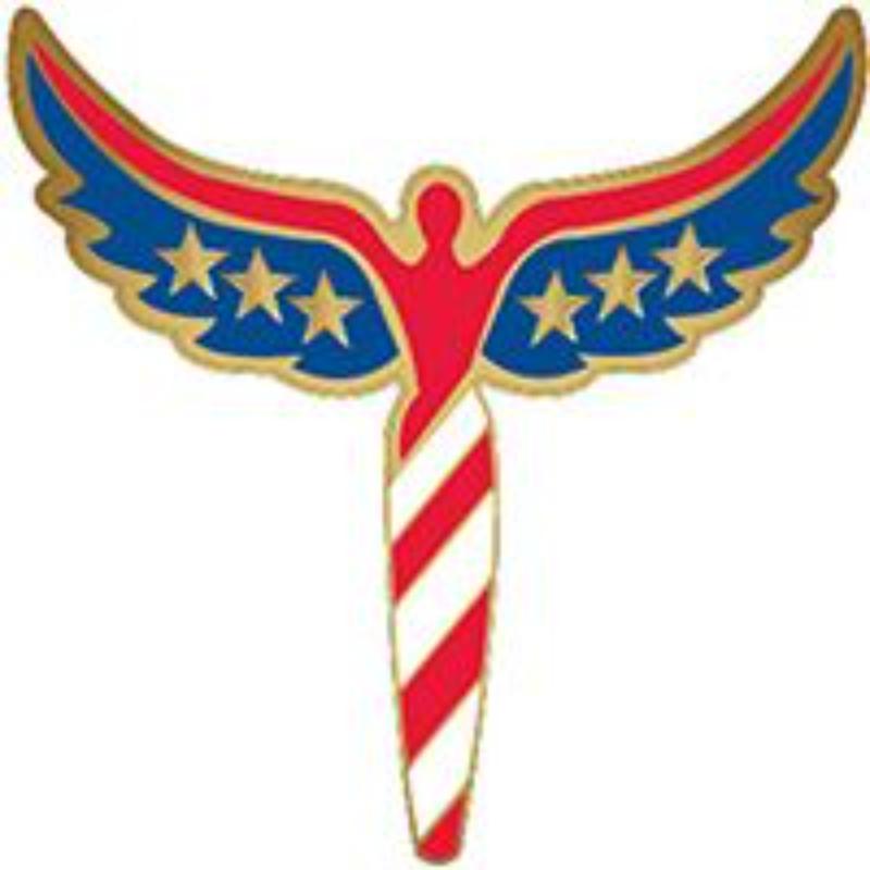 P62984 Pin - USA Angel - 1 in.