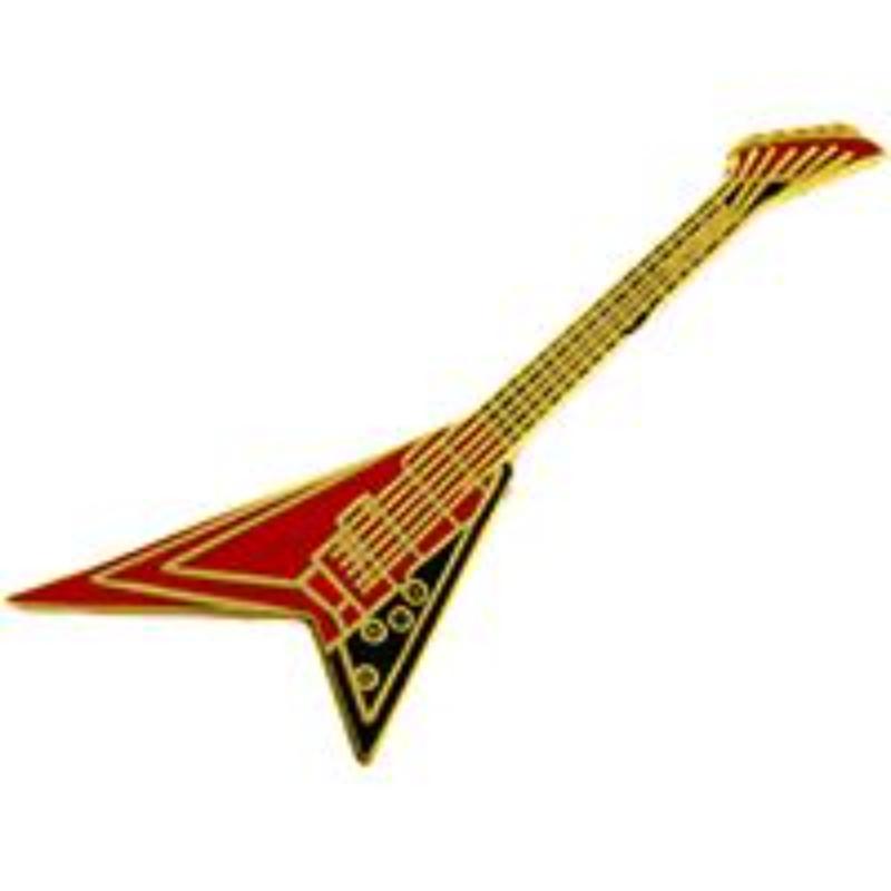 P63313 Pin - Guitar, Electric-V - Red - 1.5 in.