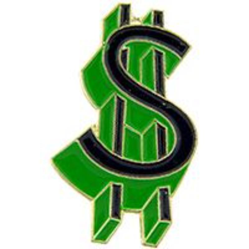 P63339 Pin - Dollar Sign - 1 in.