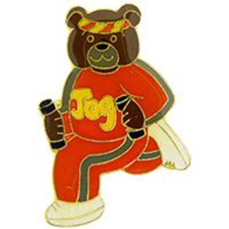 P63546 Pin - Bear, Teddy, Joggi - 1 in.