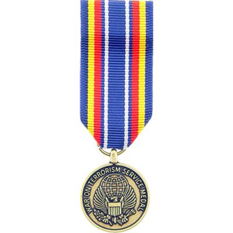 M2125 Mini Medal - Global War on Terrorism Service - 2.25 in.