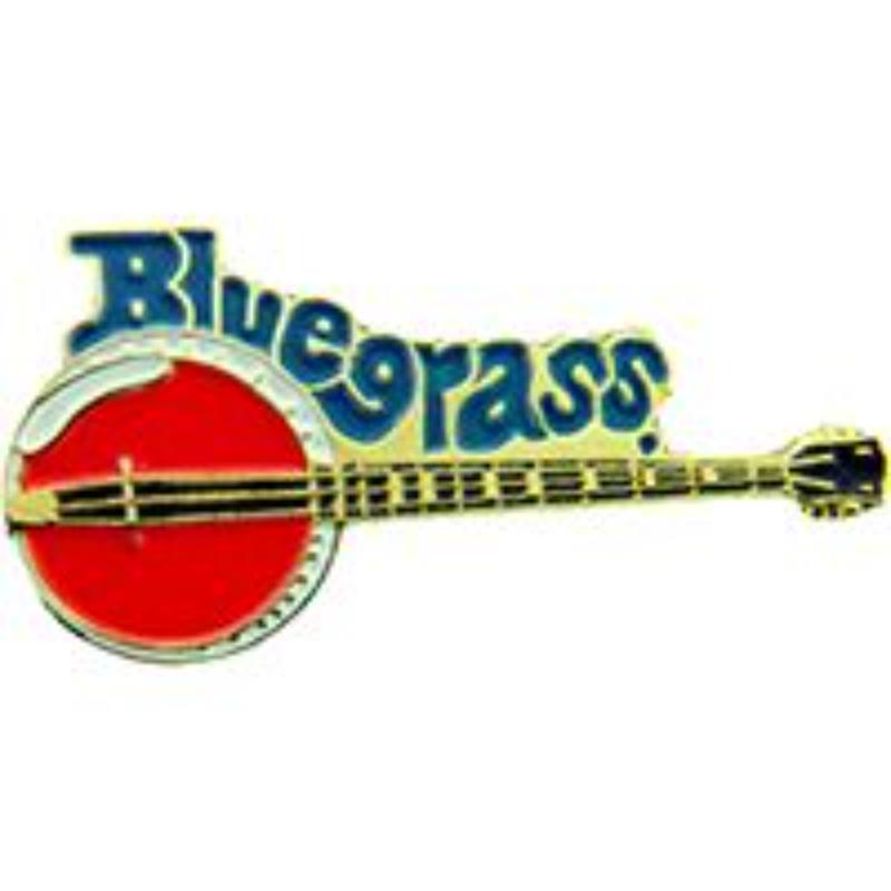 P63701 Pin - Banjo, Bluegrass - 1.25 in.