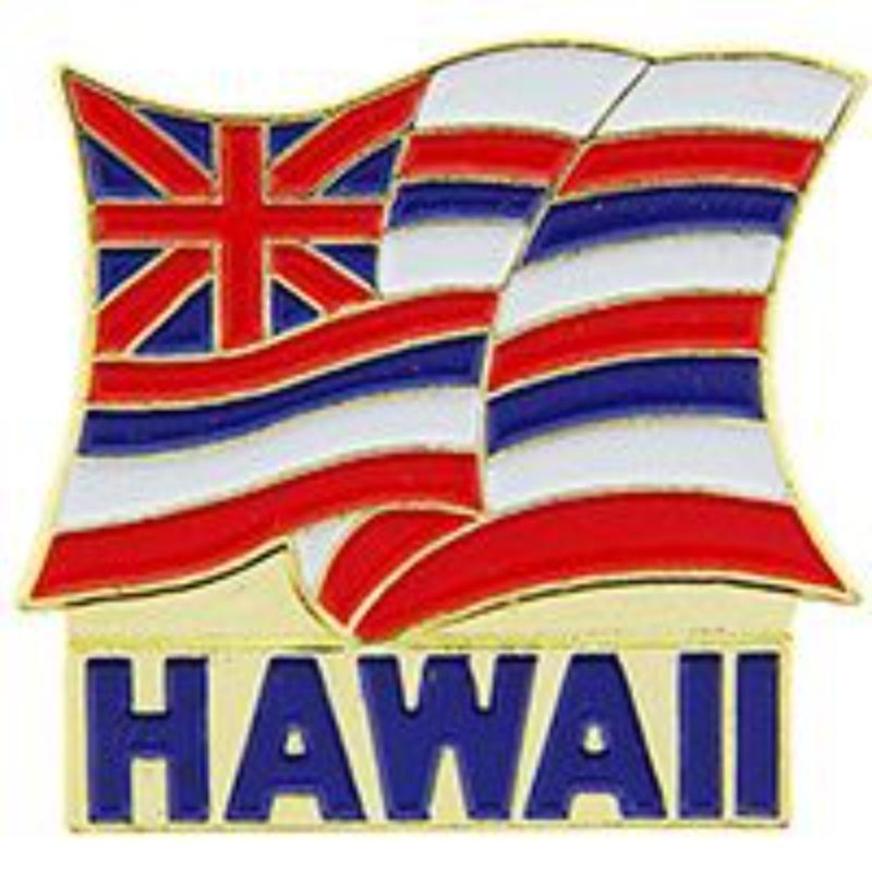 P63723 Pin - Hi, Hawaii - 1 in.