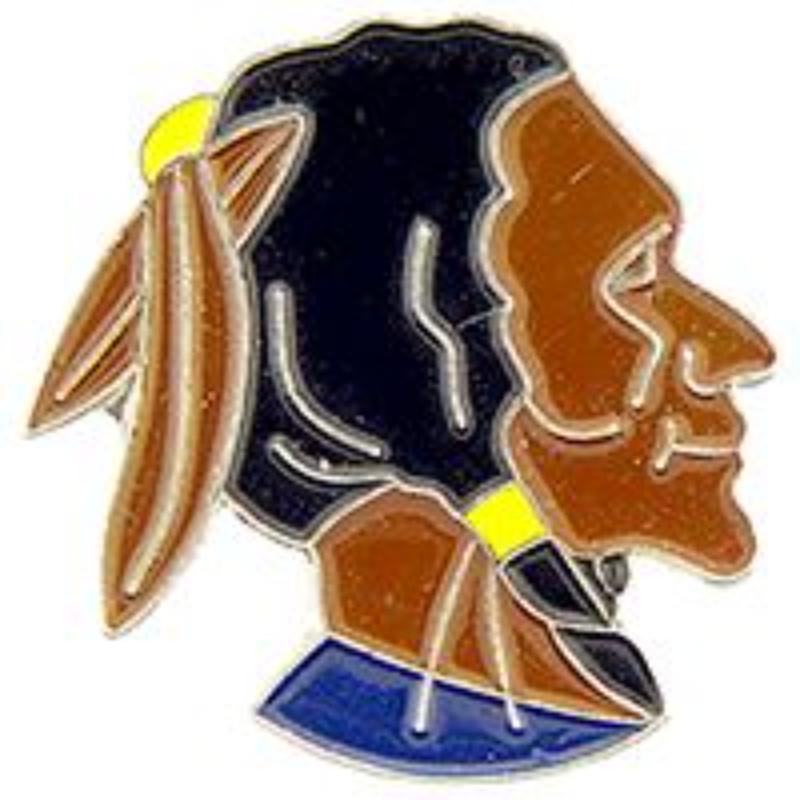 P63739 Pin - Indian, Warrior - 1 in.