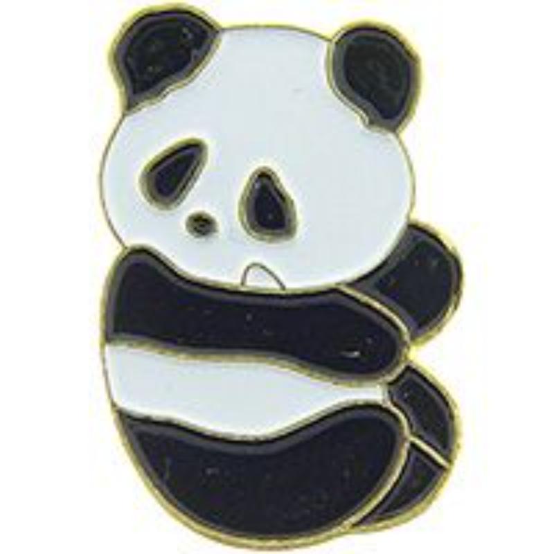 P63773 Pin - Bear, Panda - 1 in.