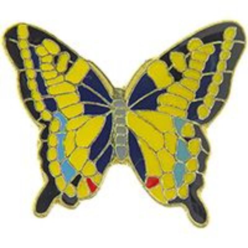 P64116 Pin - Butterfly, Monarc - 1 in.