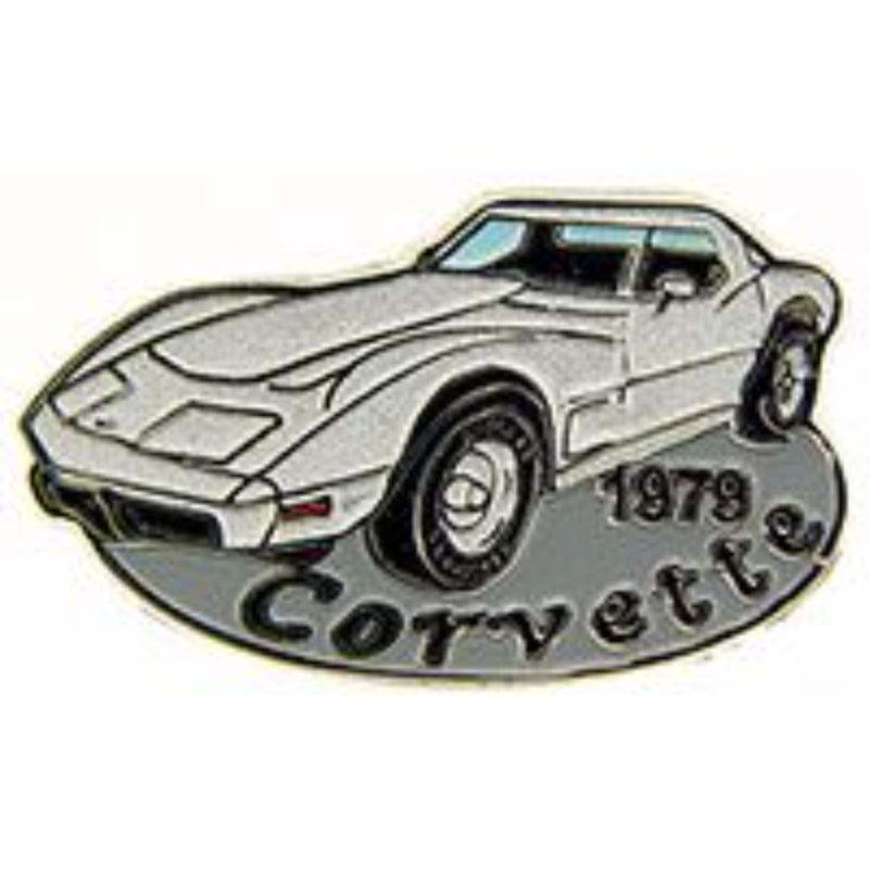P65043 Pin - Car, Corvette, 79 ft. - White - 1 in.