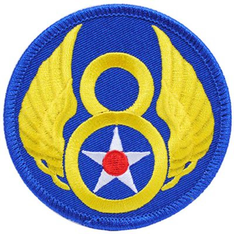 PM0073 Patch - USAF, 8th - 3.63 in.
