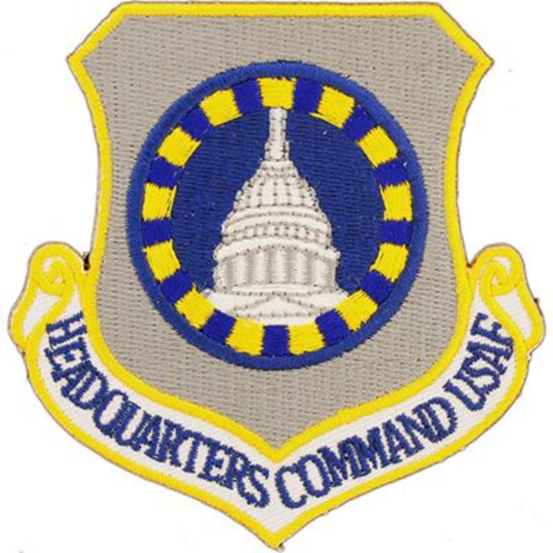 PM0159 Patch - USAF, Airforce Headquarters Command - 3.25 in.
