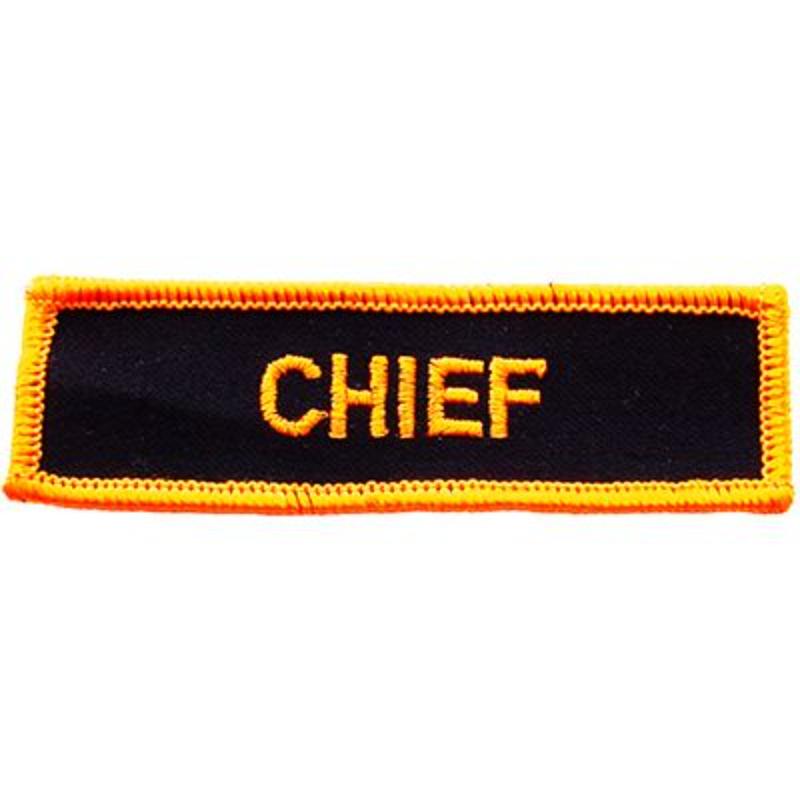 PM0353 Patch - USN, Tab, Chief - 3.75 in.