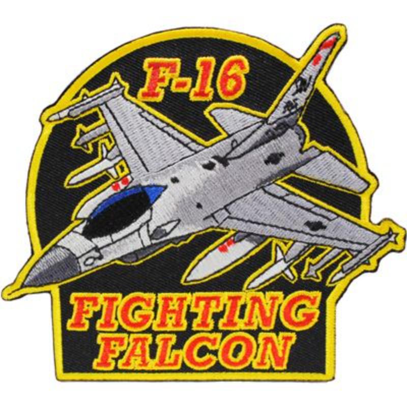 PM0454 Patch - USAF, F-16 - 4 in.