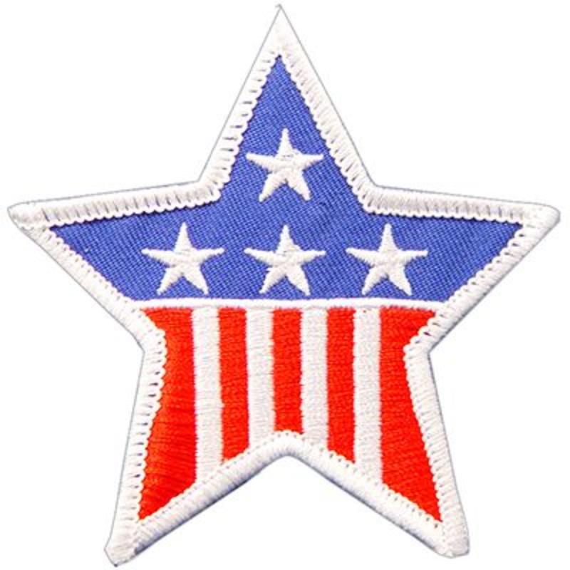 PM0495 Patch - USA, Stars & Stripes - 3 in.