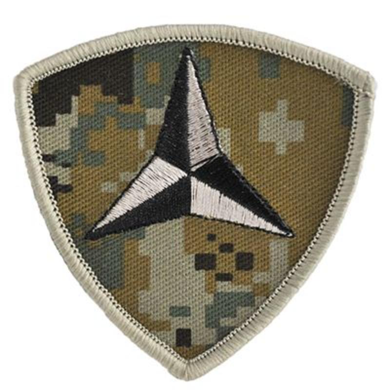 USMC 3rd Division Digital Patch - 3.63 in. - Durable Embroidery