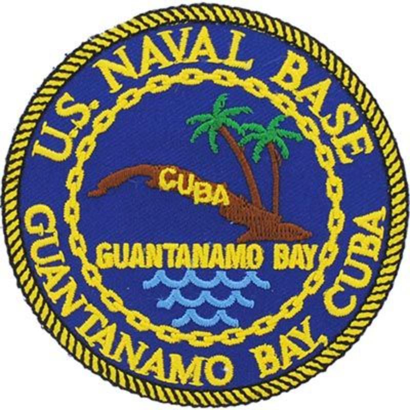 PM0641 Patch - USN, Guantanamo Bay - 3.63 in.