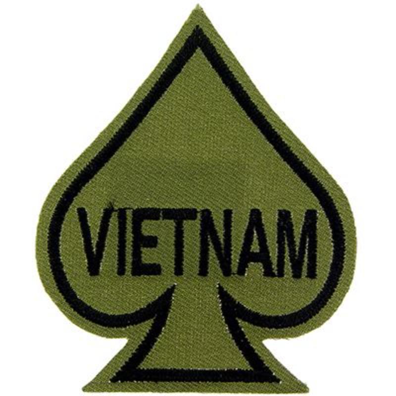 PM0799 Patch - Vietnam, Spade & ACE - 3.13 in.