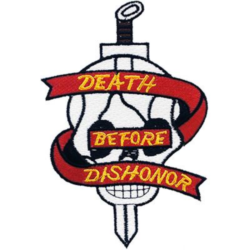PM1401 Patch - Death Before Dishnr - 4.5 in.