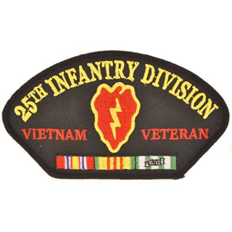 PM1416 Patch - Vietnam, Hat, Army - 25th Infantry - 5.25 x 3 in.