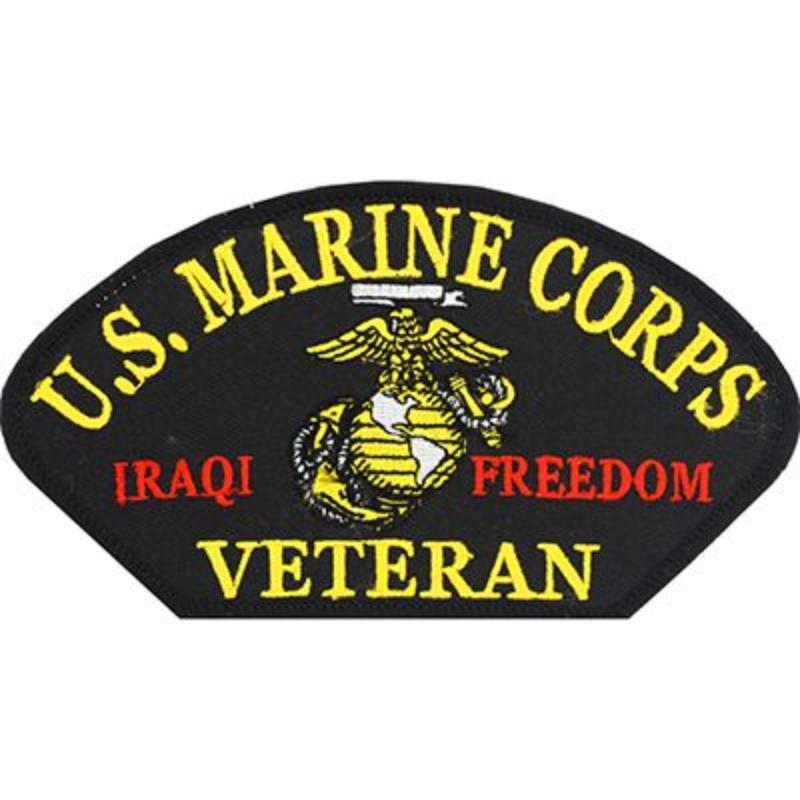PM1493 Patch - Iraqi, Hat, USMC - Desert - 5.25 x 3 in.
