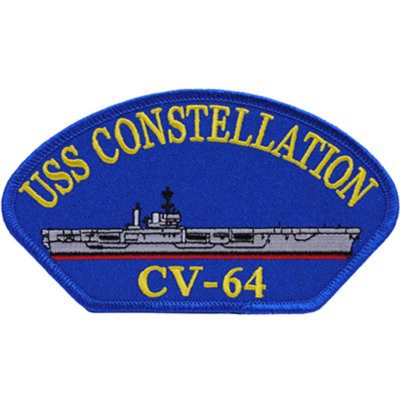 PM1506 Patch - USS, Constellation - 5.25 x 3 in.