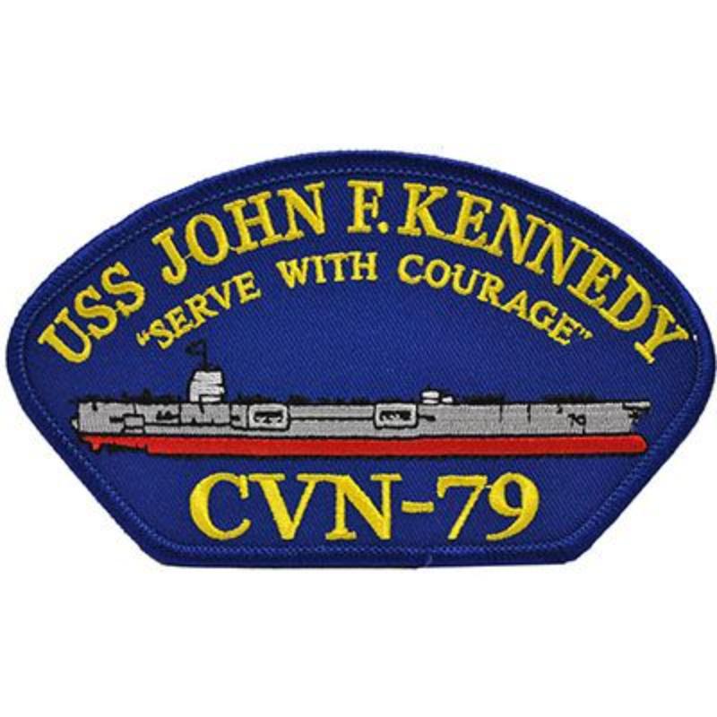 PM1507 Patch - USS, JFK, CVN-79 - 5.25 x 3 in.