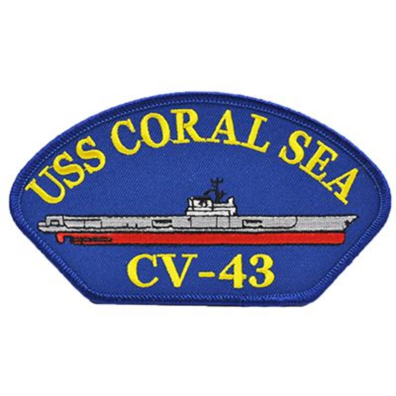 PM1565 Patch - USS, Coral Sea - 5.25 x 3 in.