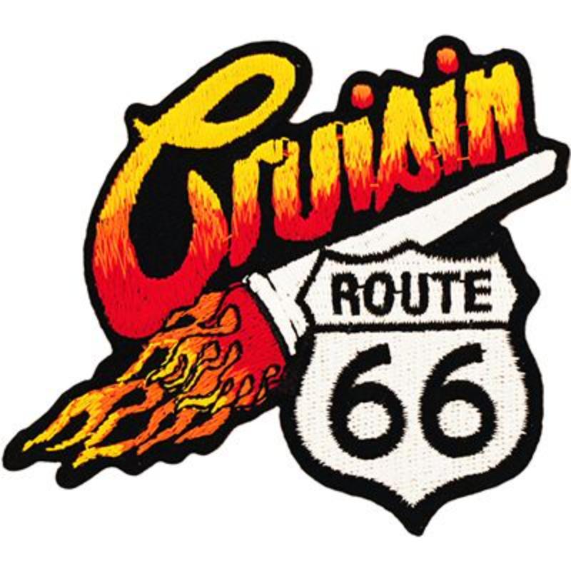 PM3173 Patch - Route 66, Cruisin - 3.25 in.