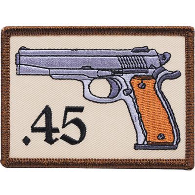 PM4034 Patch - Gun, 45 Cal - 3.5 in -  Eagle Emblems