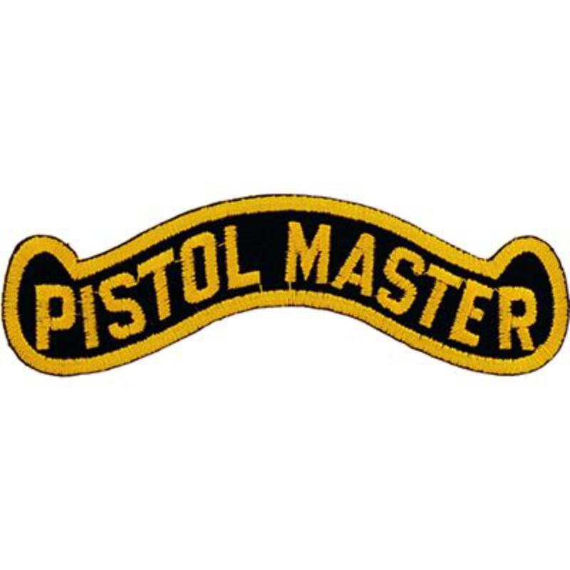 PM4079 Patch - Gun, Pistol Master - 4 in.