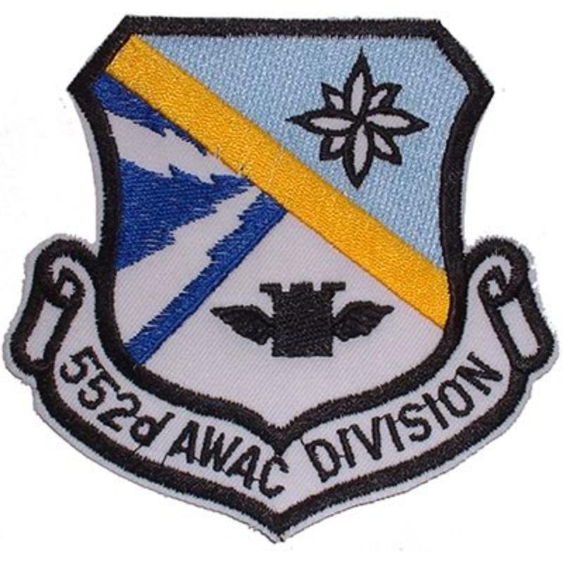 PM5066 Patch - USAF, 552nd AWAC - 3.5 in.