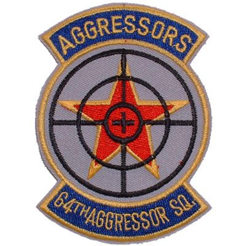 PM5085 Patch - USAF, 64th AGGS Squadron - 4.23 in.