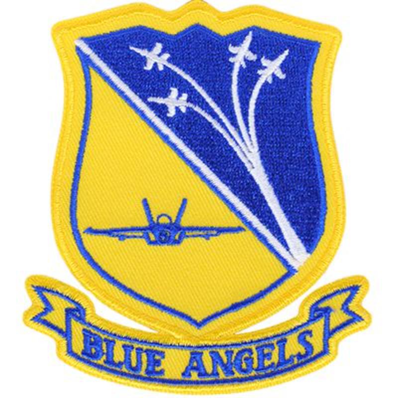 PM5100 Patch - USN, Blue Angels, DV - 3.5 in.